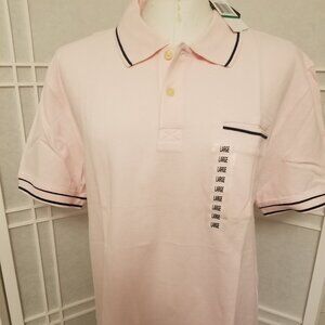 Nick Danger Men's Pink Cotton Large Polo